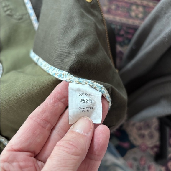 J Crew Women’s XXS Downtown Army Green Field Zip Snap Button Cargo Jacket - Picture 11 of 13